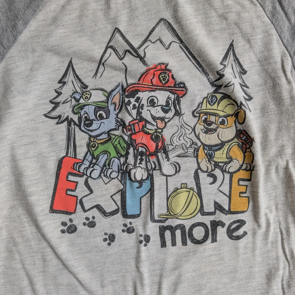 Jumping Beans Gray Adventure Graphic Long Sleeve Tee